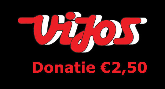 Eenmalige donatie van €2,50