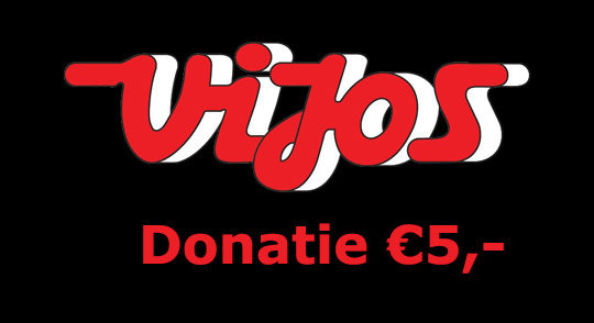 Eenmalige donatie van €5,-